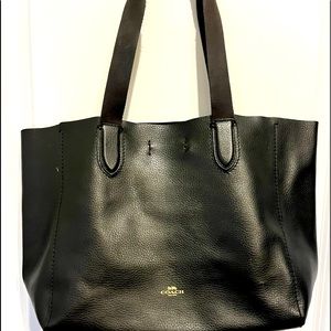 Coach tote bag! Like new. Black